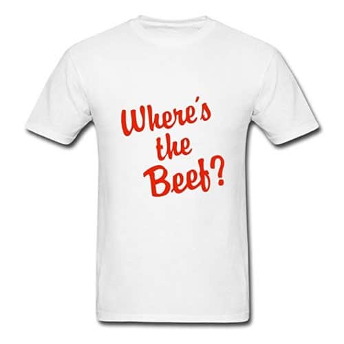 Where’s The Beef? Wendy’s T-Shirt